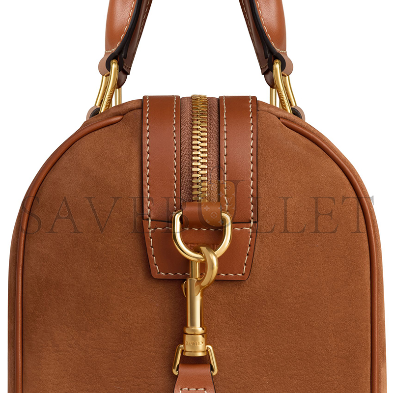 CELINE MEDIUM BOSTON BAG IN NUBUCK CALFSKIN CELT29U4 (25*19*13cm)